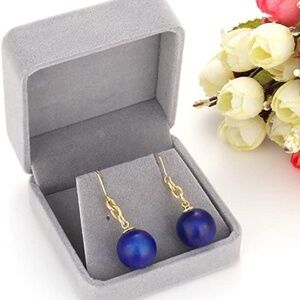 Lanai Lapis Lazuli Copper Drop Dangle Earrings